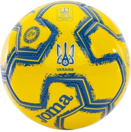 Joma Official Football Federation Ukraine Ball At400727C907 Żółty