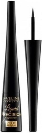 Eveline Cosmetics Liquid Precision Liner 2000 Procent Matowy Eyeliner W Płynie Matt Black 4ml