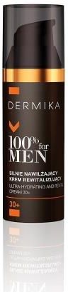 Krem Dermika 100% For Men Cream 30+ Silnie Nawilżający Rewitalizujący I na dzień i noc 50ml