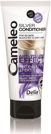 Cameleo Anti-Yellow Effect Silver Conditioner Odżywka Do Włosów Blond Przeciw Żółknięciu 200ml