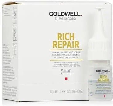 Goldwell Dualsenses Rich Repair Intensive Restoring Serum Intensywne Serum W Ampułkach Do Włosów Zniszczonych 12X18ml