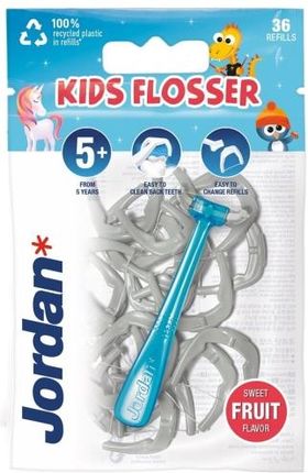 Jordan Kids Flosser Nici Dentystyczne Dla Dzieci 36Szt.