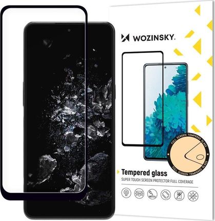 Wozinsky Wozinsky Full Glue Tempered Glass Szkło Hartowane Oneplus 10T / Oneplus Ace Pro 9H Na Cały Ekran Z Czarną Ramką