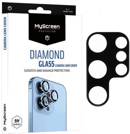 Szkło Hartowane Na Aparat Myscreen Diamond Glass Camera Lens Cover Dla Galaxy S22 Ultra, Czarne