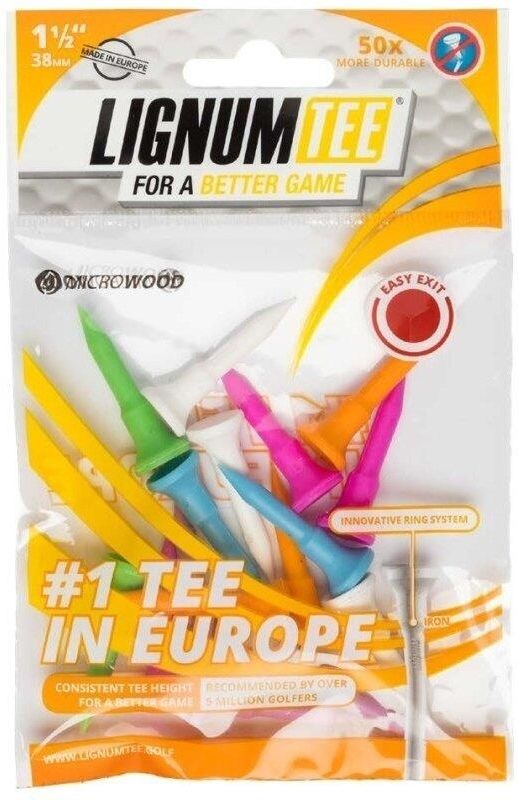 Lignum tee 38 mm / 1 1/4 (16 szt) tee kołeczki do golfa Ceny i