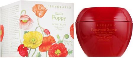 L'Erbolario Sweet Poppy Body Cream  Krem Do Ciała 200 ml