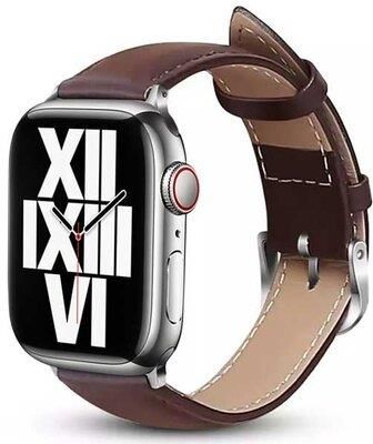 Pasek Crong Noble Band Do Apple Watch (42/44/45/49Mm) Ciemnobrązowy