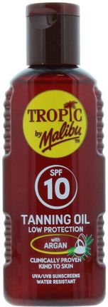 Tropic By Malibu Tanning Oil Olejek Arganowy SPF10 100ml