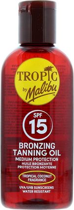 Tropic By Malibu Tanning Oil Olejek Do Opalania SPF15 100ml