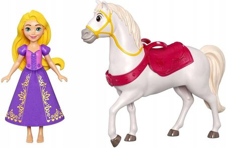 Mattel Disney Princess Mała lalka Roszpunka i Maksimus HLW82 HLW84