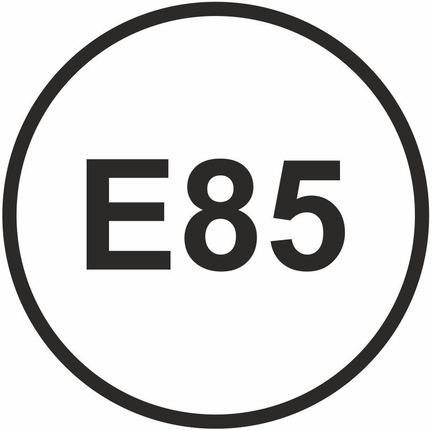 Tdc E85 Benzyna Maksymalna Zawartość Etanolu W Paliwie 85% 15X15 Cm Folia (SB024C1FN)