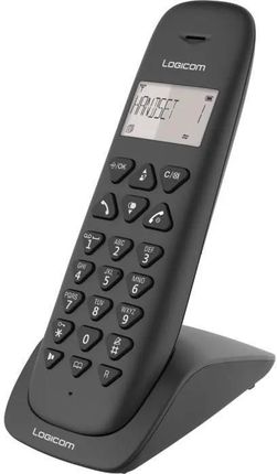 LOGICOM Telefon bezprzewodowy VEGA 155T SOLO Czarny z automatyczna sekretarka