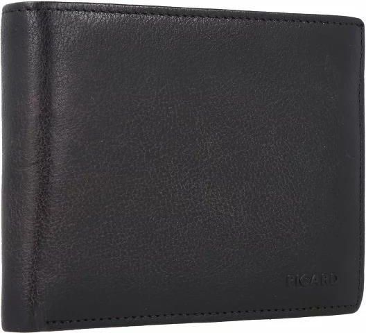 Picard HANS - Étui pour cartes de visite - anthrazit/bleu Picard HANS - Étui pour cartes de visite - anthrazit/bleu