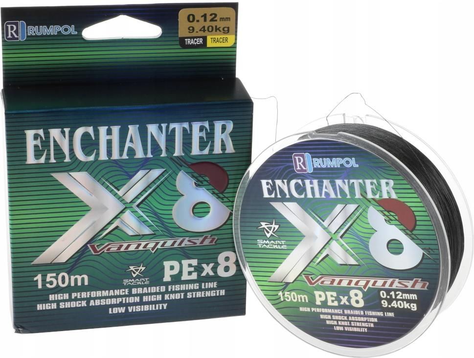Rumpol Plecionka Enchanter Vanquish Pex8 150 300M 0 12Mm PE8 Ceny I rumpol-plecionka-enchanter-vanquish-pex8-150-300m-0-12mm-pe8-ceny-i