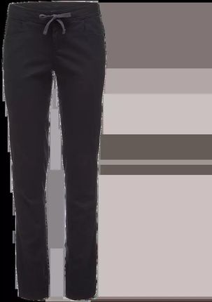 Bawełniane Spodnie Damskie Black Diamond Credo Pants - Black