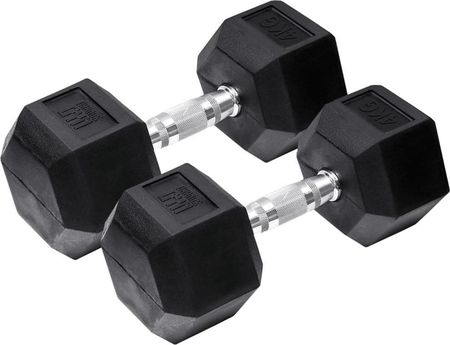 Orange Gym Hantle Sześciokątne 2x4kg Czarne