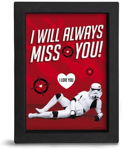 ORIGINAL STORMTROOPER Kraft Frame I WILL ALWAYS MISS YOU Ceny I original-stormtrooper-kraft-frame-i-will-always-miss-you-ceny-i
