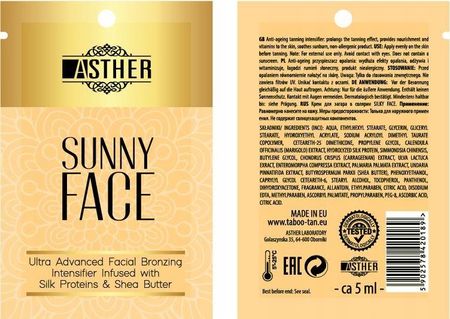 Asther Sunny Face Intensifier Do Twarzy x10szt