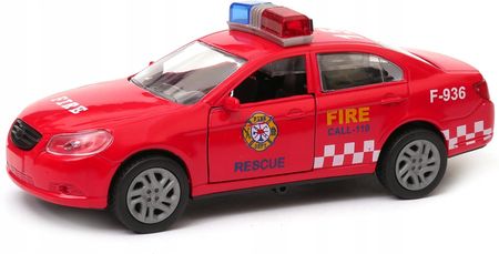 Dromader Sedan Samochód Straży Pożarnej Z Dźwiękiem I Świat