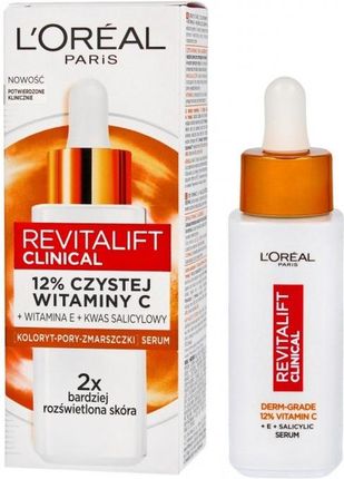 L’Oreal Paris Revitalift Clinical serum do twarzy z 12% witaminy C i kwasem salicylowym 30ml