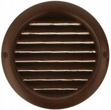 Zdjęcie Ventika Kratka wentylacyjna z siatką fi 50 Brąz Kpl. 4 szt - Nowy Sącz