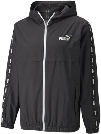 Kurtka męska Puma ESS+TAPE Windbreaker czarna 847477 01