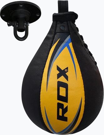 Rdx Gruszka Bokserska Speed Ball Leather Multi Czarno Żółta 2SblS2Yu
