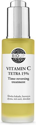 Vitamin C Tetra 15% Time Reversing Treatment Luksusowe Serum Z Bursztynem I Żeń Szeniem 30 ml