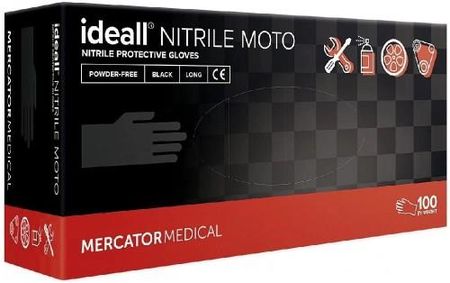 Mercator Rękawice Nitrile Moto Black Xxl Rd30187006