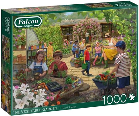 Jumbo Puzzle 1000El. Falcon Szkolny Ogród Warzywny
