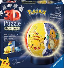 Zdjęcie Ravensburger Puzzle 3D Świecąca Kula: Pokemon 72El. - Piła