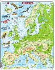 Zdjęcie Larsen Układanka Mapa Europy 87El. - Działdowo