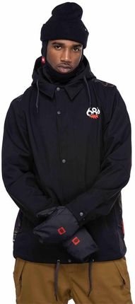 686 Mns Waterproof Coaches Jacket Grateful Dead Black