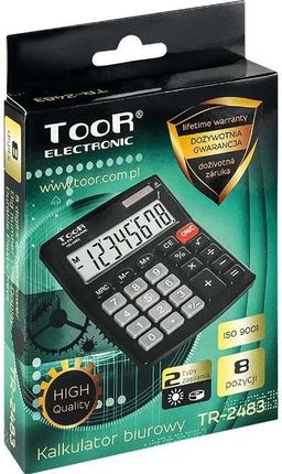 Kalkulator Biurowy 8 Pozycyjny Tr 2483 Toor