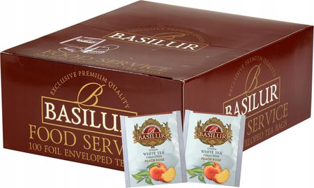 Basilur Peach Rose herbata biała HoReCa 100szt.