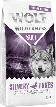 Wolf Of Wilderness Soft Silvery Lakes Kurczak I Kaczka Z Wolnego Wybiegu 12Kg