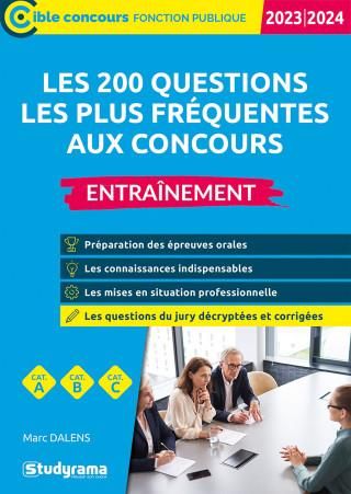 Les 200 Questions Les Plus Fréquentes Aux Concours – Entraînement ...