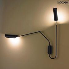 Zdjęcie MOOSEE lampa ścienna z ruchomym ramieniem / czarna - Suchań