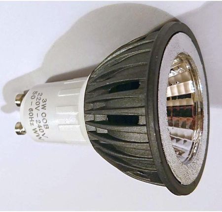 Żarówka diodowa reflektor COB GU10 3W 180lm biała zimna (ok 6000k)