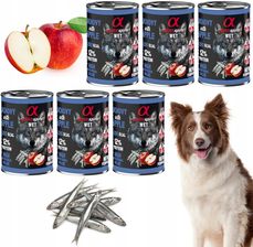Alpha Spirit Mokra Karma Dla Dorosłych Psów Wszystkich Ras Z Anchois I Jabłkiem 6X400G