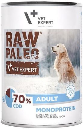 Raw Paleo Adult Dog Cod Mokra Karma Dla Psów Dorosłych Z Dorszem 400G