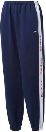 Spodnie damskie Reebok Te Linear Logo granatowe FU2252