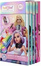 Zdjęcie Kids Euroswan Zestaw Piśmienniczy Kredki Ołówki Zeszyt Gładki Wow - Łobżenica