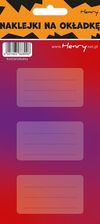 Zdjęcie Henry Naklejki Na Zeszyty Czerwono Fioletowe 12Szt - Janowiec Wielkopolski