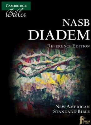 NASB Diadem Reference Edition, Black Edge-Lined Calfskin Leather, Red-letter Text, NS545:XRE
