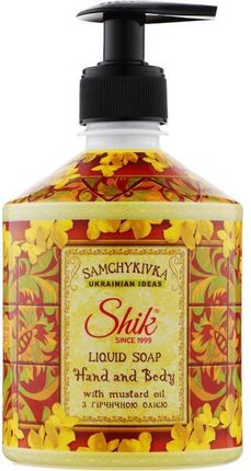 Shik Samchykivka Liquid Soap Hand And Body Mydło W Płynie Z Olejem Musztardowym 500 ml