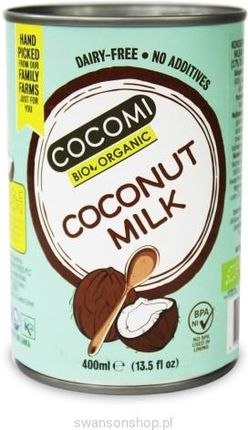 Cocomi Coconut Milk Napój Kokosowy Bez Gumy Guar Bio 400ml