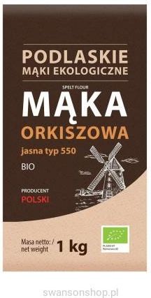 Bio Life Mąka Orkiszowa Jasna Typ 550 1kg