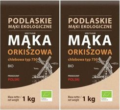 Biolife 2 X Mąka Orkiszowa Chlebowa Bio 1kg Typ 750