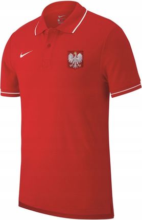 Nike Koszulka Reprezentacji Polski Polo Aj1502657 Czerwony